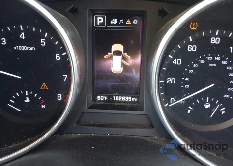 2017 Hyundai Santa Fe Se из США, поврежденный, VIN KM8SN4HF3HU246308